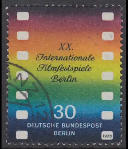BERLIN 1970 Michel-Nummer 358 gestempelt EINZELMARKE (g)