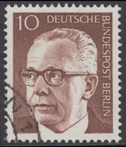 BERLIN 1970 Michel-Nummer 361 gestempelt EINZELMARKE (b)