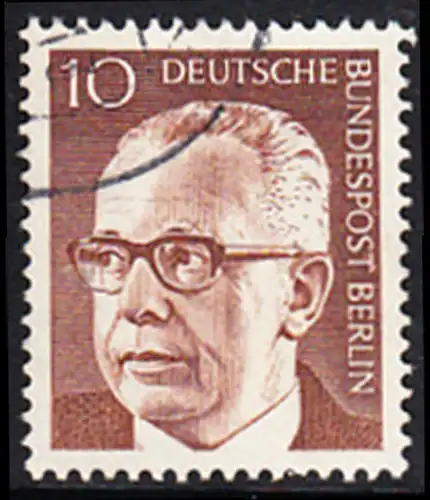 BERLIN 1970 Michel-Nummer 361 gestempelt EINZELMARKE (a)