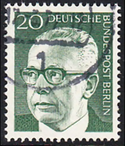 BERLIN 1970 Michel-Nummer 362 gestempelt EINZELMARKE (c)