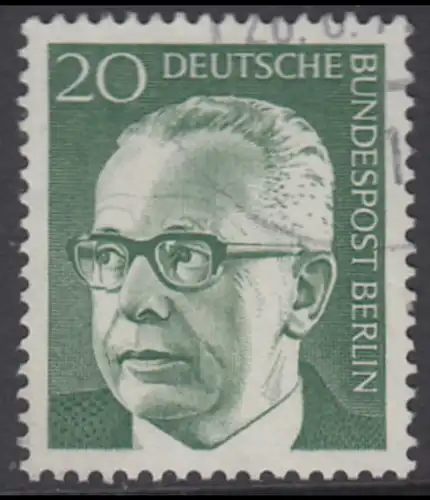 BERLIN 1970 Michel-Nummer 362 gestempelt EINZELMARKE (m)