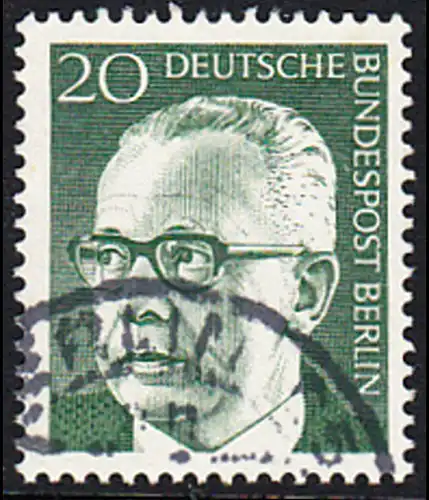 BERLIN 1970 Michel-Nummer 362 gestempelt EINZELMARKE (a)