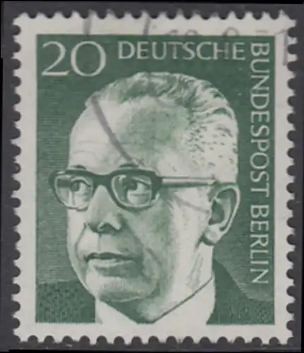 BERLIN 1970 Michel-Nummer 362 gestempelt EINZELMARKE (g)