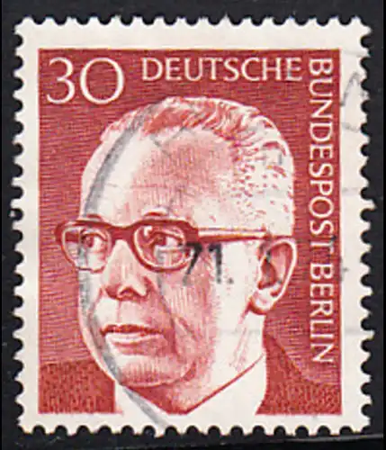 BERLIN 1970 Michel-Nummer 363 gestempelt EINZELMARKE (d)