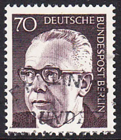 BERLIN 1970 Michel-Nummer 366 gestempelt EINZELMARKE (n)