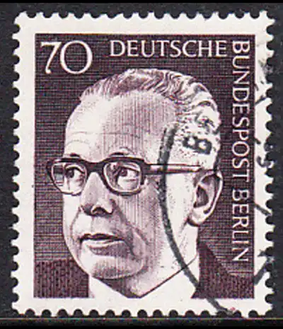 BERLIN 1970 Michel-Nummer 366 gestempelt EINZELMARKE (d)