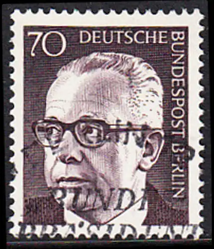 BERLIN 1970 Michel-Nummer 366 gestempelt EINZELMARKE (g)