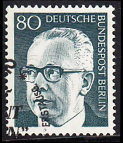 BERLIN 1970 Michel-Nummer 367 gestempelt EINZELMARKE (a)