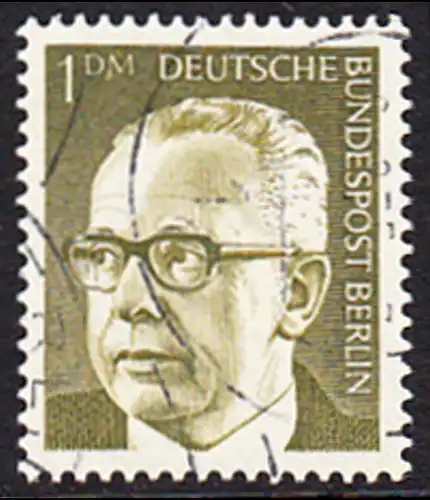 BERLIN 1970 Michel-Nummer 369 gestempelt EINZELMARKE (l)