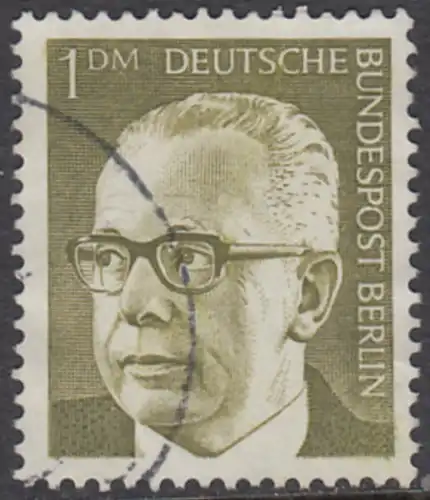 BERLIN 1970 Michel-Nummer 369 gestempelt EINZELMARKE (o)