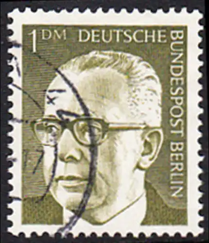 BERLIN 1970 Michel-Nummer 369 gestempelt EINZELMARKE (e)