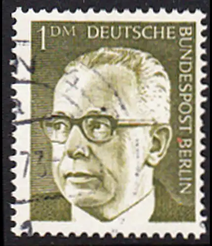 BERLIN 1970 Michel-Nummer 369 gestempelt EINZELMARKE (b)