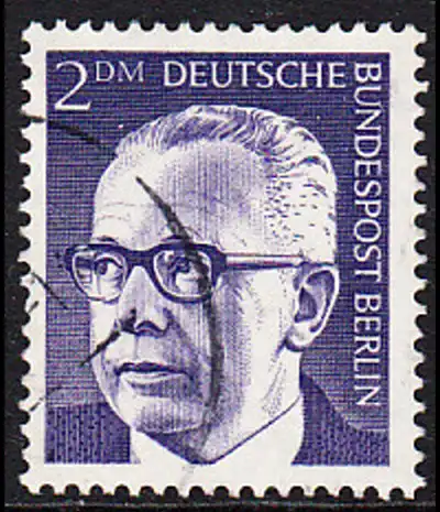 BERLIN 1970 Michel-Nummer 370 gestempelt EINZELMARKE (k)