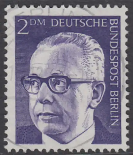 BERLIN 1970 Michel-Nummer 370 gestempelt EINZELMARKE (o)