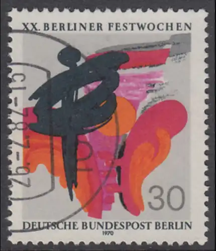 BERLIN 1970 Michel-Nummer 372 gestempelt EINZELMARKE (m)
