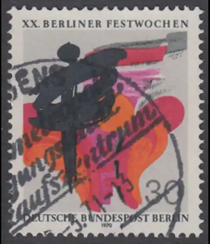 BERLIN 1970 Michel-Nummer 372 gestempelt EINZELMARKE (k)