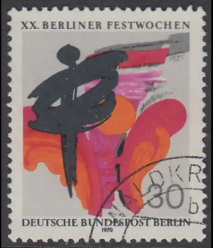 BERLIN 1970 Michel-Nummer 372 gestempelt EINZELMARKE (f)