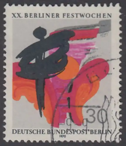BERLIN 1970 Michel-Nummer 372 gestempelt EINZELMARKE (e)