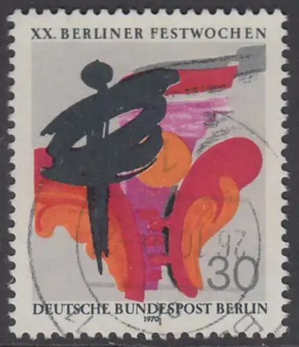 BERLIN 1970 Michel-Nummer 372 gestempelt EINZELMARKE (c)