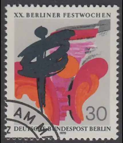 BERLIN 1970 Michel-Nummer 372 gestempelt EINZELMARKE (d)