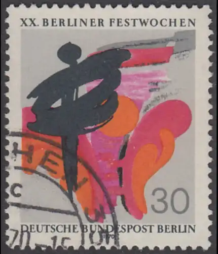 BERLIN 1970 Michel-Nummer 372 gestempelt EINZELMARKE (q)