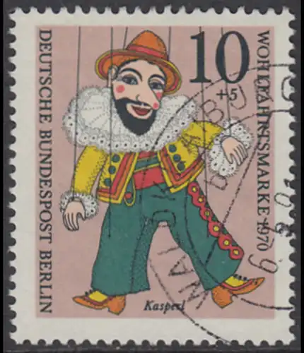 BERLIN 1970 Michel-Nummer 373 gestempelt EINZELMARKE (b)