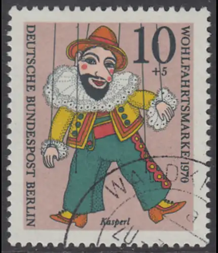 BERLIN 1970 Michel-Nummer 373 gestempelt EINZELMARKE (f)