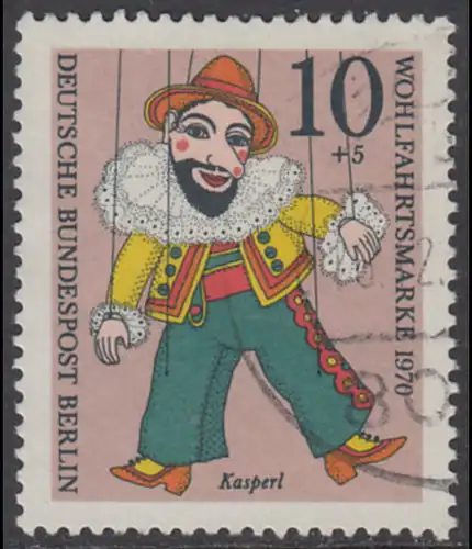 BERLIN 1970 Michel-Nummer 373 gestempelt EINZELMARKE (d)