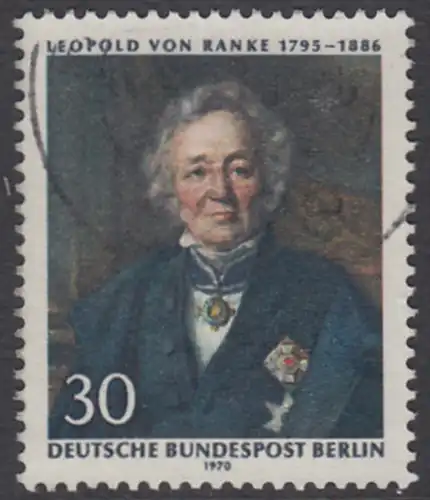 BERLIN 1970 Michel-Nummer 377 gestempelt EINZELMARKE (a)