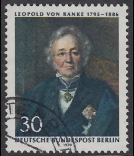 BERLIN 1970 Michel-Nummer 377 gestempelt EINZELMARKE (l)