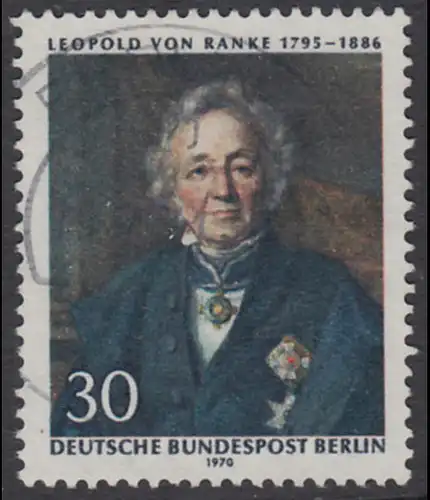 BERLIN 1970 Michel-Nummer 377 gestempelt EINZELMARKE (b)