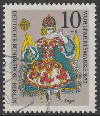 BERLIN 1970 Michel-Nummer 378 gestempelt EINZELMARKE (l)