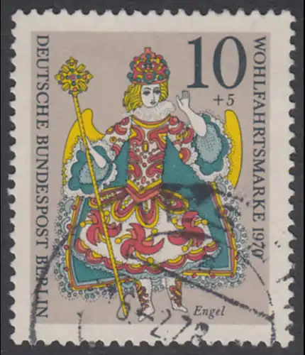 BERLIN 1970 Michel-Nummer 378 gestempelt EINZELMARKE (a)