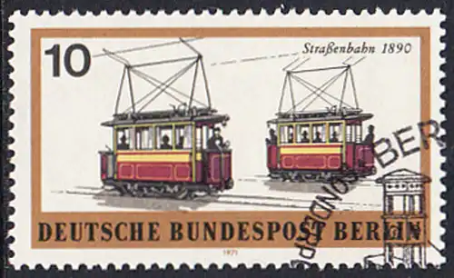 BERLIN 1971 Michel-Nummer 380 gestempelt EINZELMARKE (a)