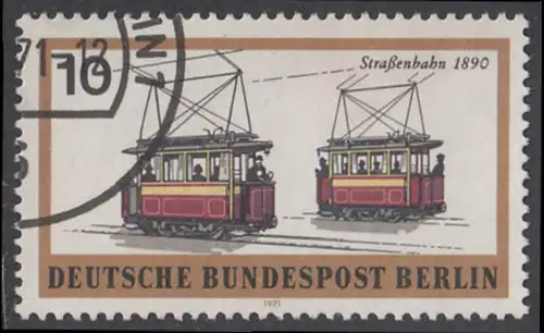 BERLIN 1971 Michel-Nummer 380 gestempelt EINZELMARKE (c)