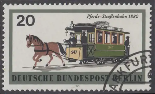 BERLIN 1971 Michel-Nummer 381 gestempelt EINZELMARKE (k)