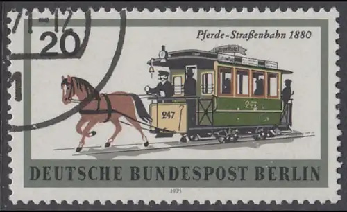 BERLIN 1971 Michel-Nummer 381 gestempelt EINZELMARKE (g)