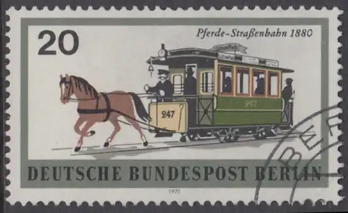 BERLIN 1971 Michel-Nummer 381 gestempelt EINZELMARKE (f)