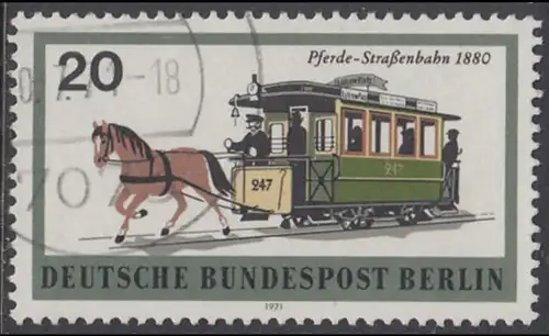 BERLIN 1971 Michel-Nummer 381 gestempelt EINZELMARKE (c)