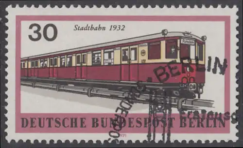 BERLIN 1971 Michel-Nummer 382 gestempelt EINZELMARKE (n)