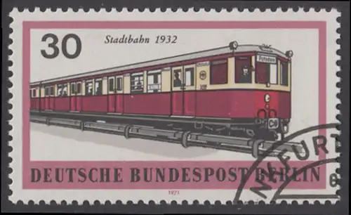 BERLIN 1971 Michel-Nummer 382 gestempelt EINZELMARKE (l)