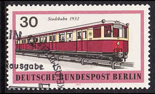 BERLIN 1971 Michel-Nummer 382 gestempelt EINZELMARKE (c)