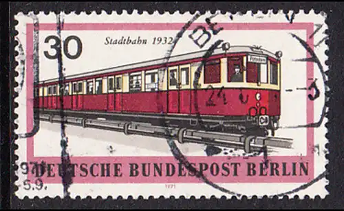 BERLIN 1971 Michel-Nummer 382 gestempelt EINZELMARKE (b)