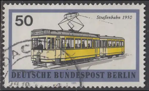BERLIN 1971 Michel-Nummer 383 gestempelt EINZELMARKE (r)
