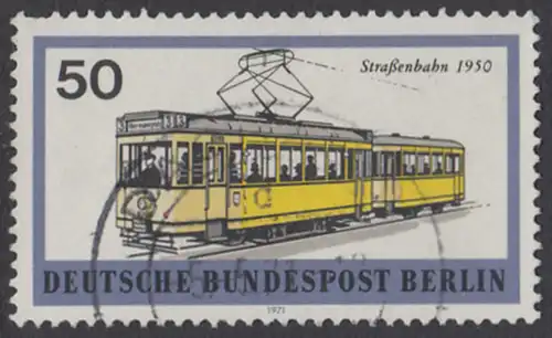 BERLIN 1971 Michel-Nummer 383 gestempelt EINZELMARKE (n)