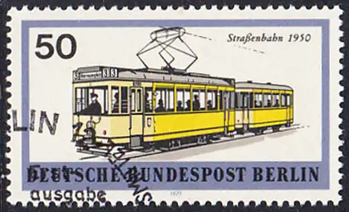 BERLIN 1971 Michel-Nummer 383 gestempelt EINZELMARKE (s)