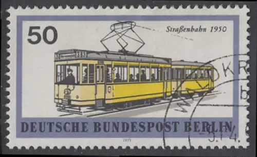 BERLIN 1971 Michel-Nummer 383 gestempelt EINZELMARKE (f)
