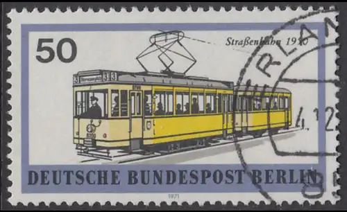 BERLIN 1971 Michel-Nummer 383 gestempelt EINZELMARKE (e)