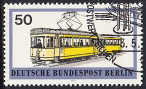BERLIN 1971 Michel-Nummer 383 gestempelt EINZELMARKE (d)