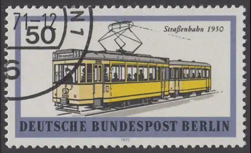 BERLIN 1971 Michel-Nummer 383 gestempelt EINZELMARKE (a)